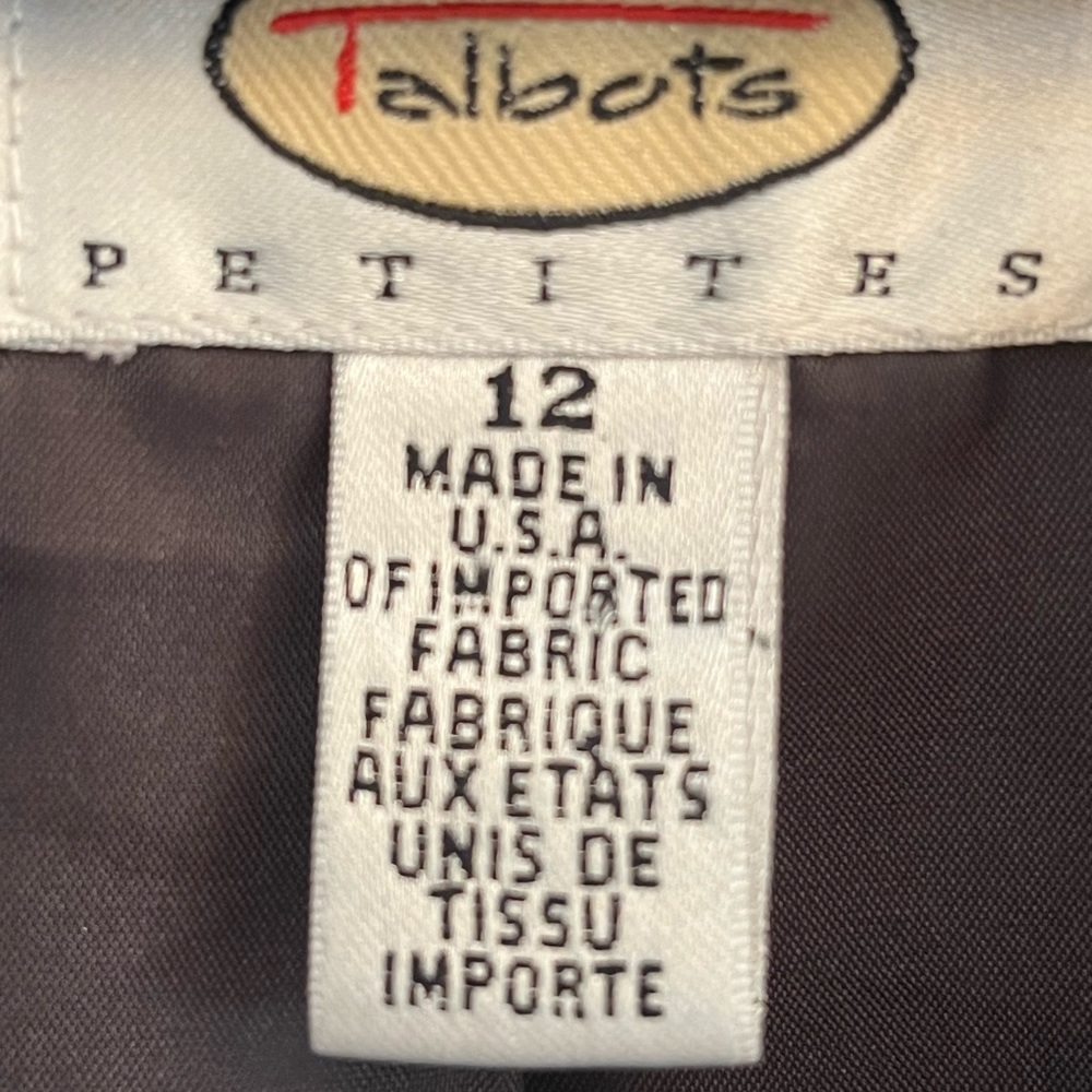 Talbots Wool Double Breasted Blazer in 12 Petite - Picture 3 of 7